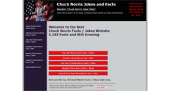 Desktop Screenshot of chucknorrisfacts.net