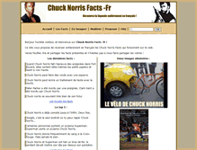 Tablet Screenshot of chucknorrisfacts.fr